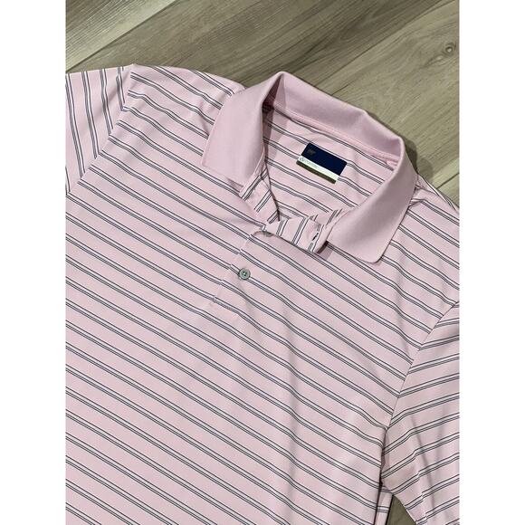 Jack Nicklaus Other - Mens Coral Pink Jack Nicklaus Polo Shirt Golf Short Sleeve Size L Large #166-H